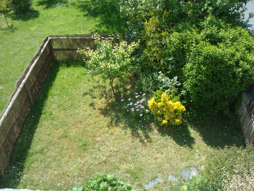 View of the garden of the Cottage